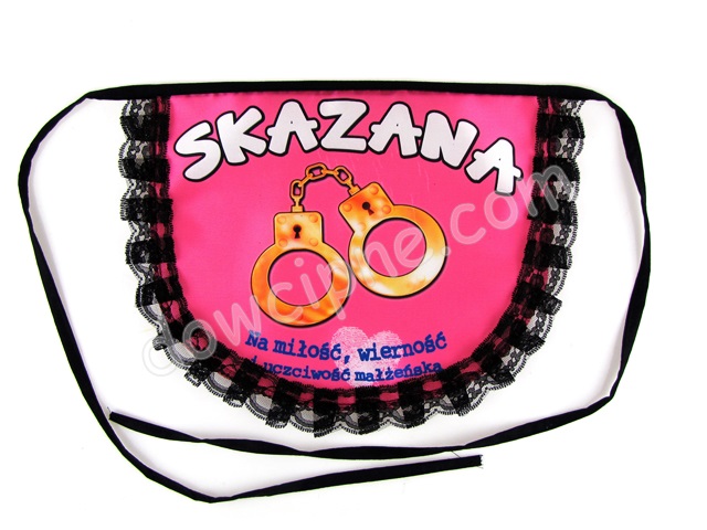 Fartuch krótki a. falbanka - Skazana