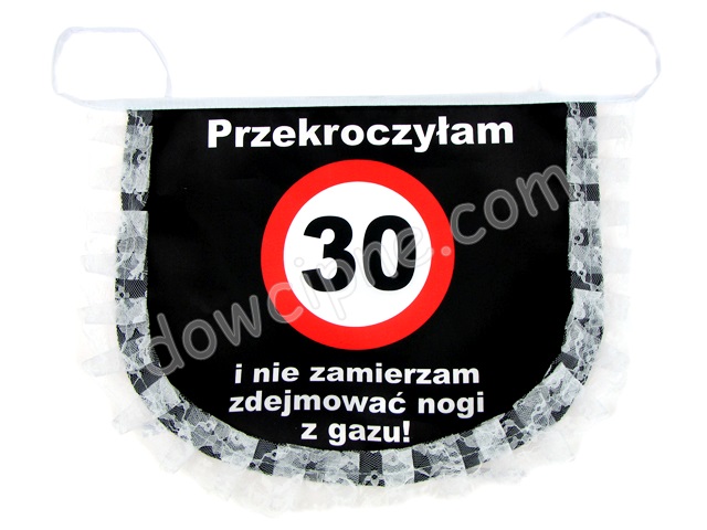 Fartuch krótki a. falbanka - Przekroczyłam 30