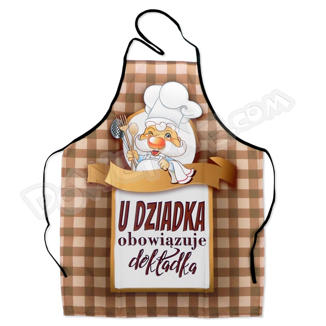Fartuch premium FP082 - U Dziadka obowiązuje dokładka