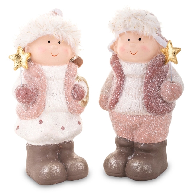 Figurka dziecka w czapce 139572 MIX