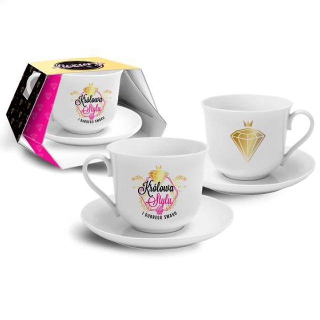 Filiżanka 400 ml DIAMOND EDITION - Królowa Stylu i dobrego smaku