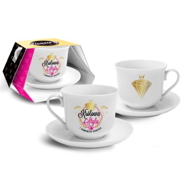 Filiżanka 400 ml DIAMOND EDITION - Królowa Stylu i domowego ogniska