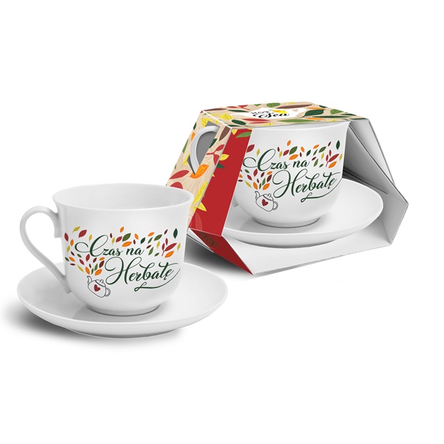 Filiżanka 400 ml rant  HOT TEA - Czas na herbatę
