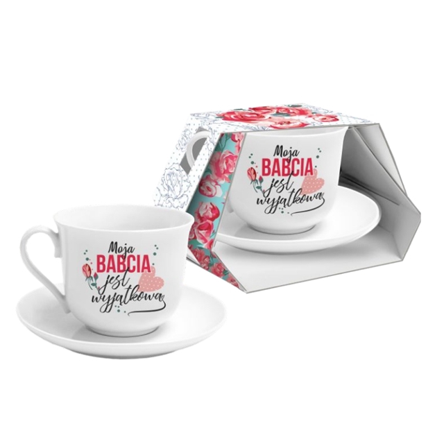 Filiżanka NBC 400 ml BABCIA - Moja Babcia jest wyjątkowa