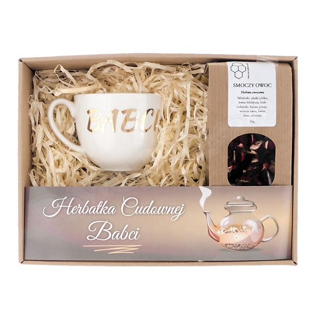 Zestaw Filiżanka 220 ml + herbata - Babcia