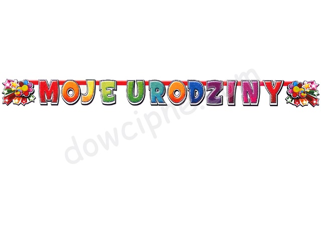 Baner - Moje urodziny (207 cm) BR2