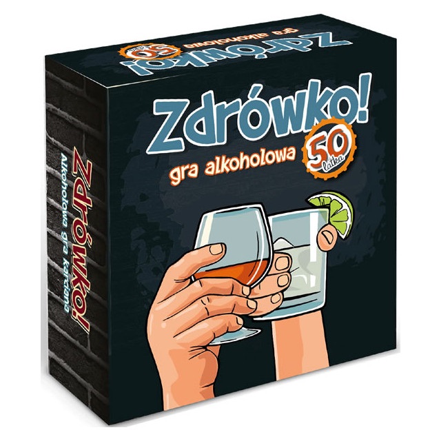 Alkoholowa gra karciana Zdrówko! 50 latka