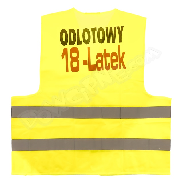 Kamizelka odblaskowa PA - ODLOTOWY 18-LATEK 