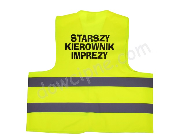Kamizelka odblaskowa - Starszy kierownik imprezy