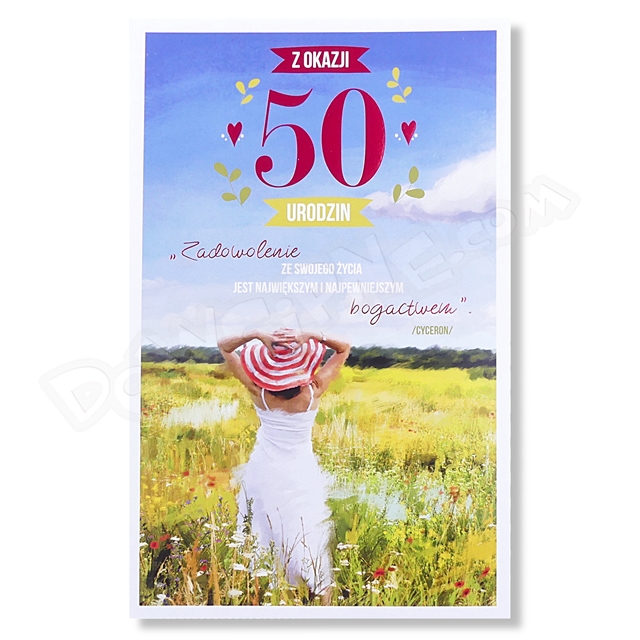 Karnet AB P08 - 50 Urodziny