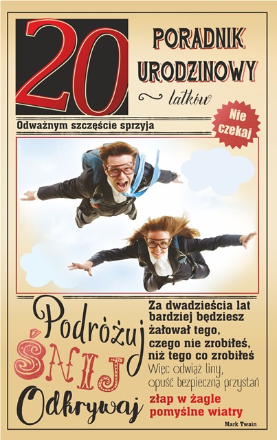 Kartka AB U-70 - 20 Urodziny