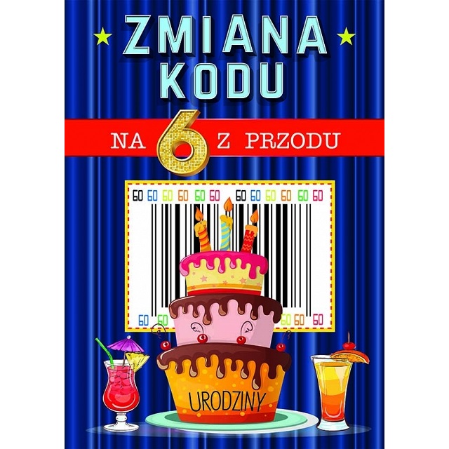 Kartka C5 - Zmiana kodu na 6 z przodu