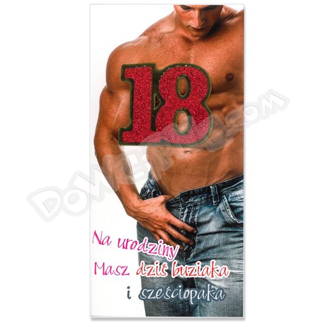 Karnet KK DLD NR-033 Urodziny