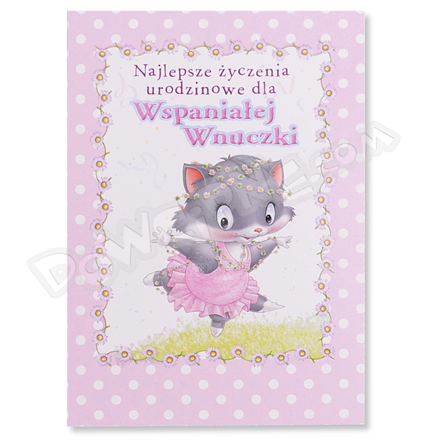 Kartka Funny MF-11 - Urodziny Wnuczki