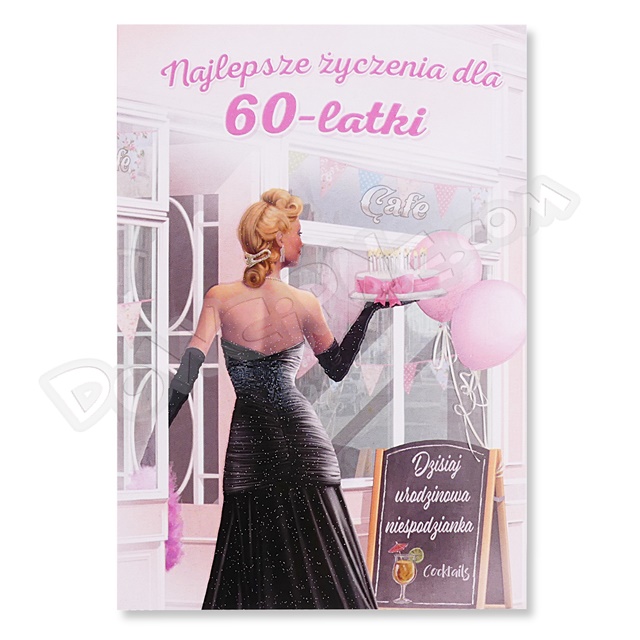 Karnet Funny Mały MF21 - 60 Urodziny