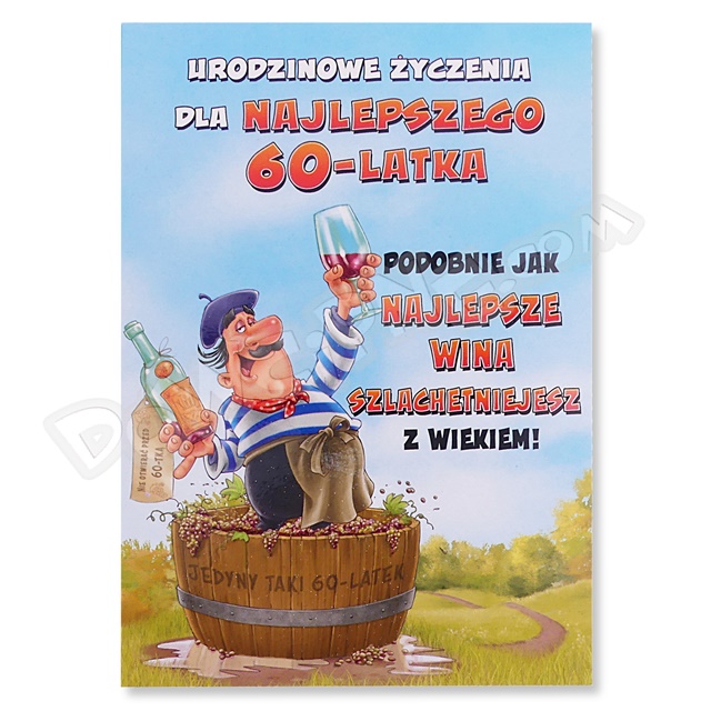 Kartka Funny MF-22 - 60 Urodziny