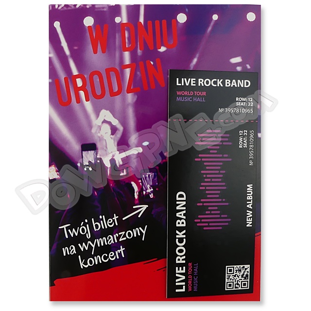 Kartka GIFT M-114 - Urodziny