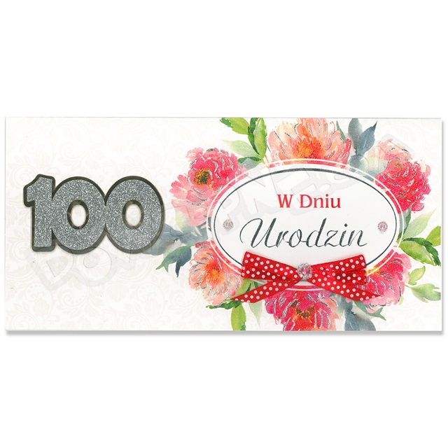 Karnet KK DL U102 - 100 Urodziny
