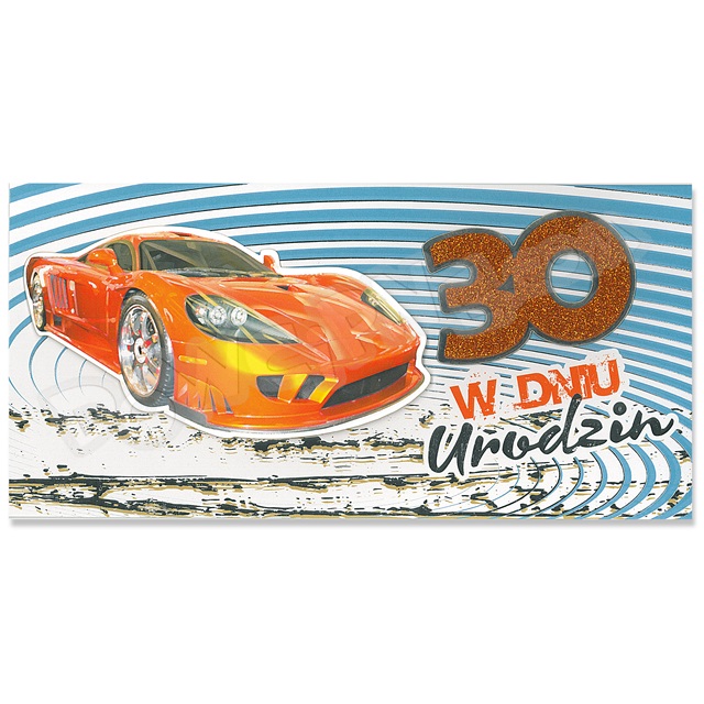 Karnet KK DL U36 - 30 Urodziny