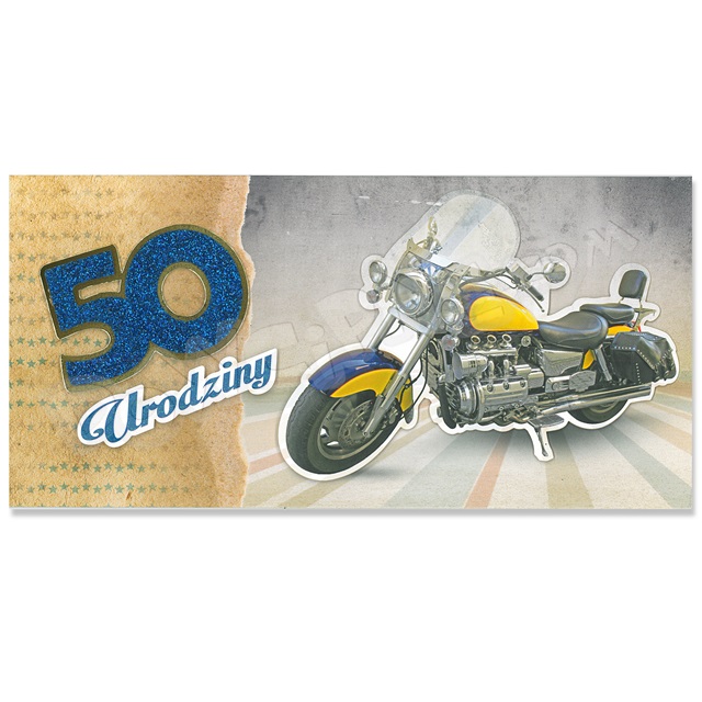 Karnet KK DL U50 - 50 Urodziny