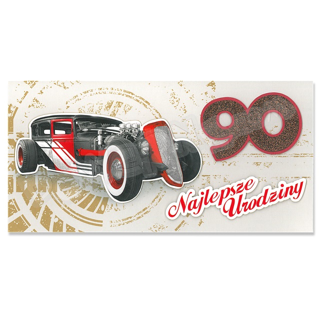 Kartka KK DL U-93 - 90 Urodziny