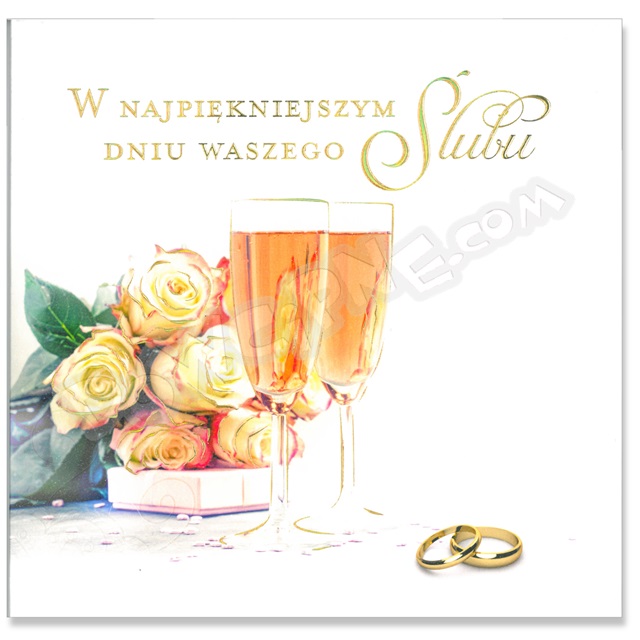 Kartka KK KW LUX-S003 - Ślub