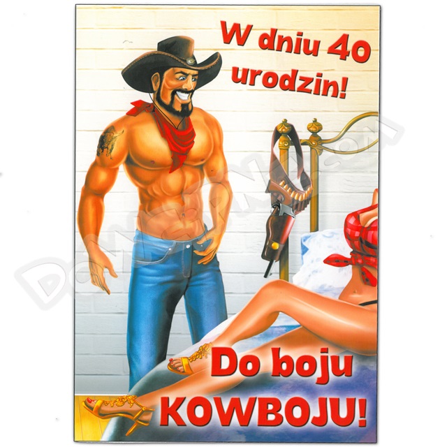 Kartka MA-058 - 40 urodziny
