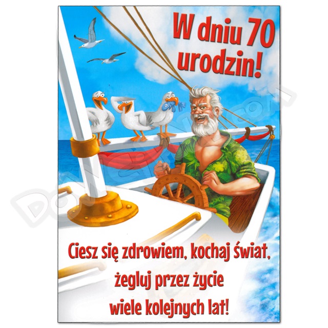 Kartka MA-076 - 70 urodziny
