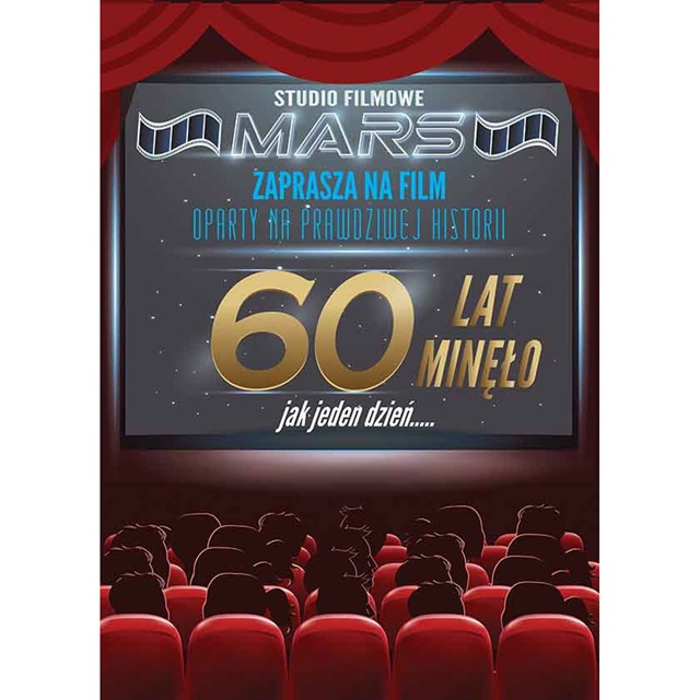 Kartka MEGA + koperta - 60 lat (kino)