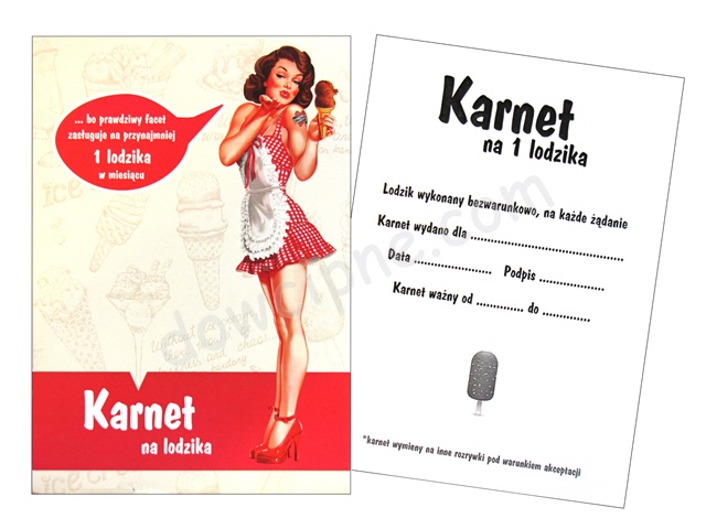 Karnet zestaw 12 szt. PR - na lodzika