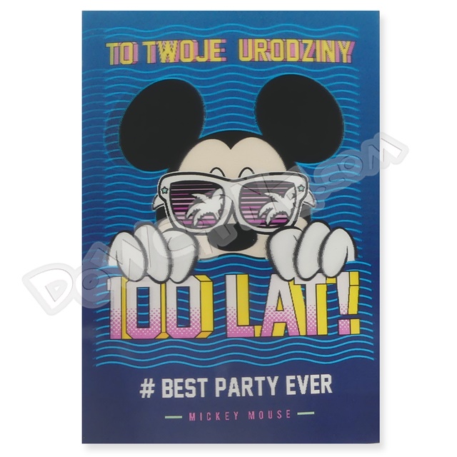 Karnet Q 3DS-011 - Urodziny (Disney)