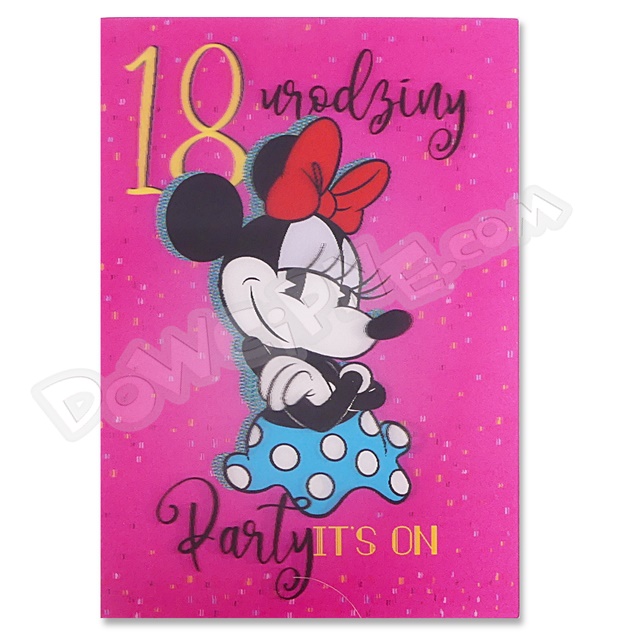 Karnet Q 3DS-013 - 18 Urodziny
