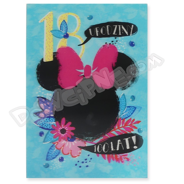 Karnet Q 3DS-014 - 18 Urodziny (Disney)