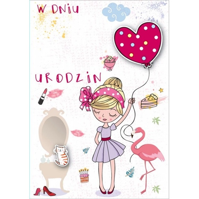Karnet Q DK-671 - Urodziny