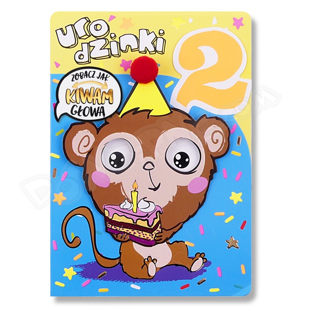 Karnet Q DK-789 - 2 Urodziny