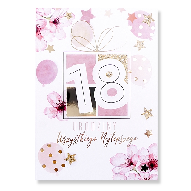 Karnet Q PR-353 - 18 Urodziny