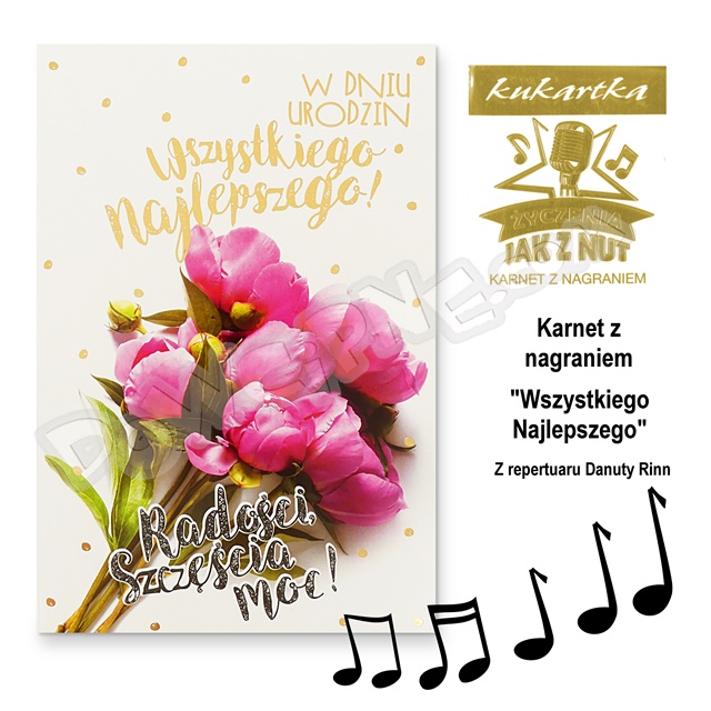Karnet Q Simfonica MP-0027 - urodziny (muzyczny)