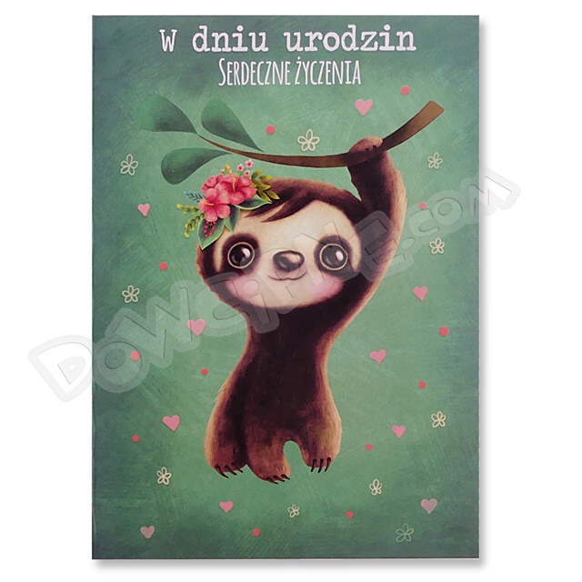 Kartka SILVER 20LO107 - Urodziny