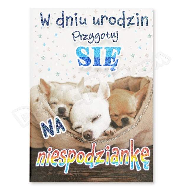 Kartka SILVER TS-92 - Urodziny