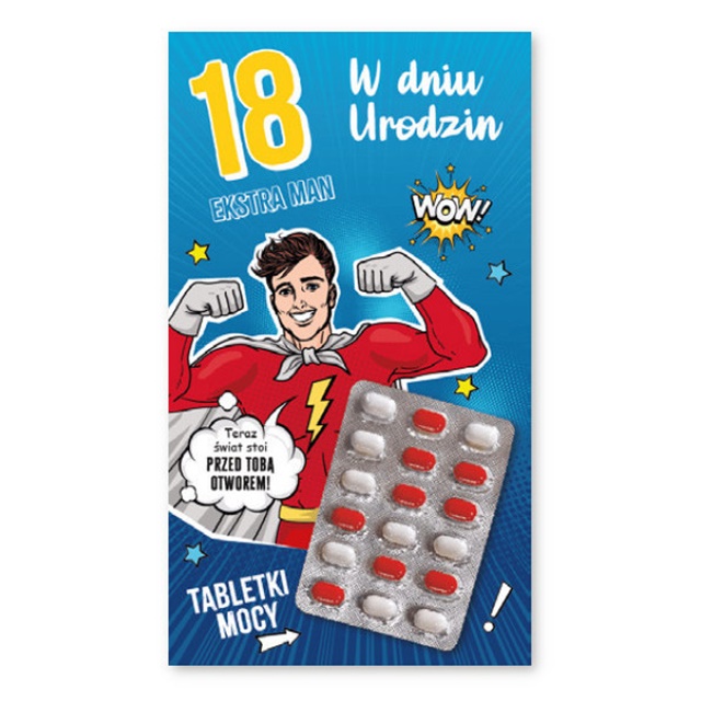 Kartka TAB-02 - 18 Urodziny