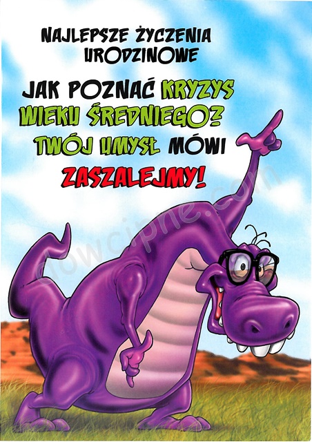 Kartka Funny TF-06 - Urodziny
