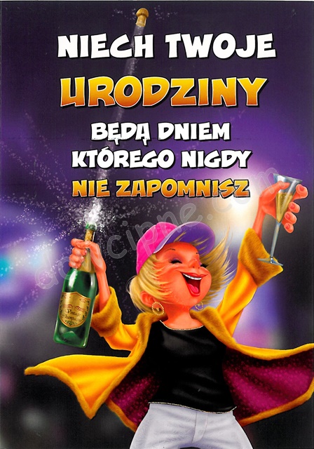 Karnet Funny TF09 - urodziny