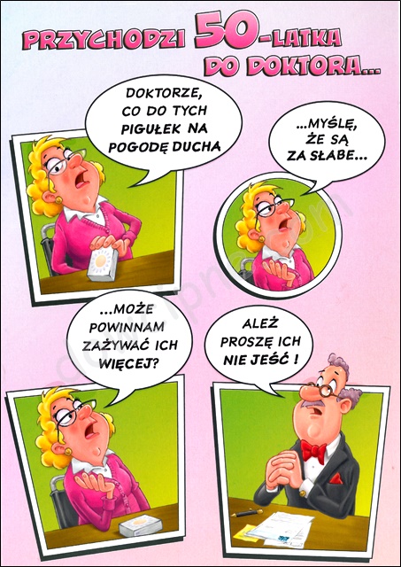 Kartka Funny TF-32 - 50 urodziny