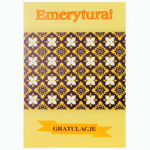 Kartka Velvet V-08 - Emerytura