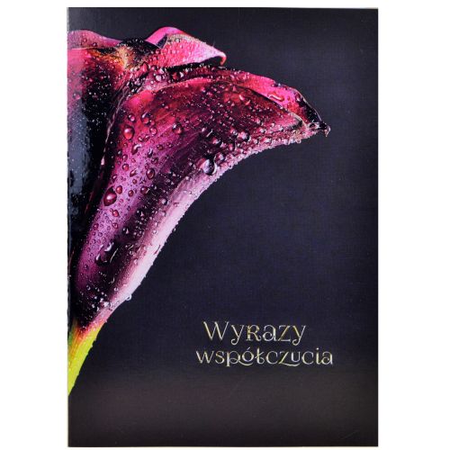 Kartka Velvet V-09 - Wyrazy współczucia