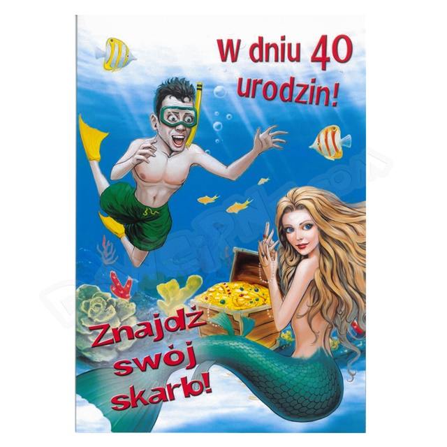 Kartka MA-024 - 40 Urodziny