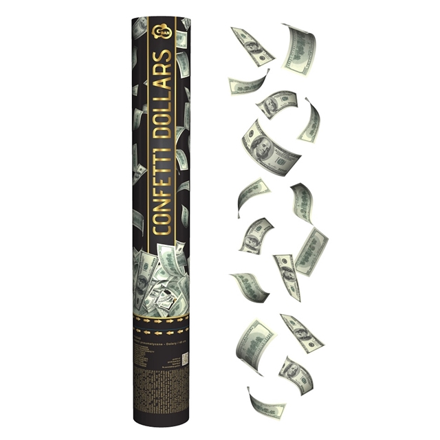 Konfetti pneumatyczne 40 cm - Dolary