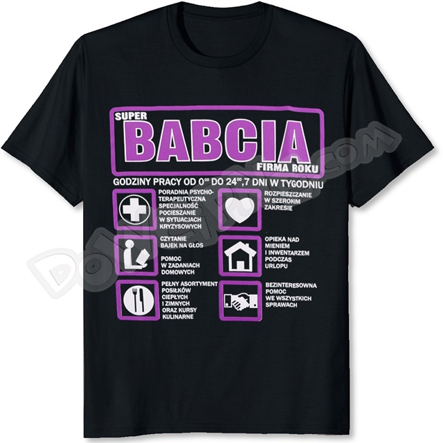Koszulka - BABCIA FIRMA ROKU (ko119)