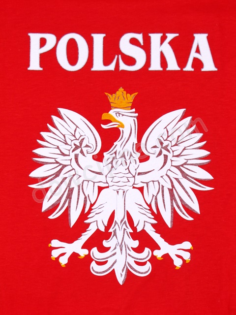 Koszulka Polska orzeł czerwona