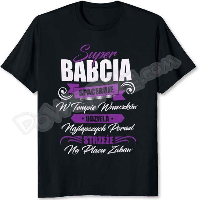 Koszulka AR KO169 - SUPER BABCIA